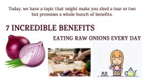 7 Surprising Benefits of Eating Raw Onions Everyday | Power of Raw Onions