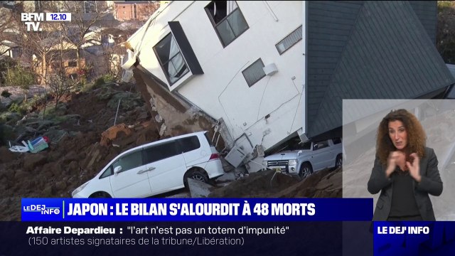 Le bilan s'alourdit à 48 morts après les séismes au Japon