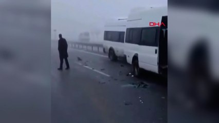 Bitlis'te zincirleme kaza