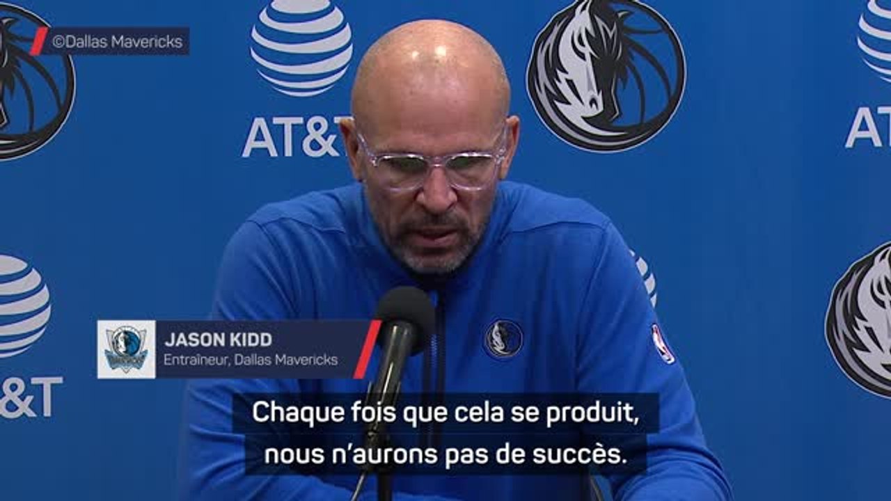 Mavericks - Kidd après la défaite contre le Jazz : "Nous devons être meilleurs"