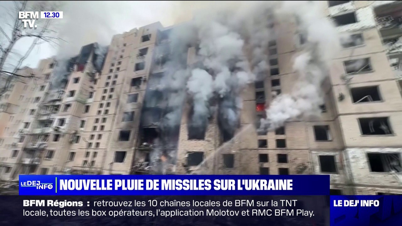 "Les barbares ont à nouveau frappé": Volodymyr Zelensky dénonce les nouvelles frappes russes en Ukraine