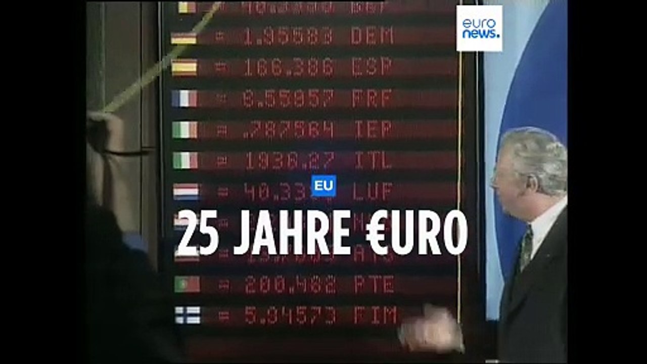 Der Euro ist 25 Jahre alt: Wer erinnert sich noch?