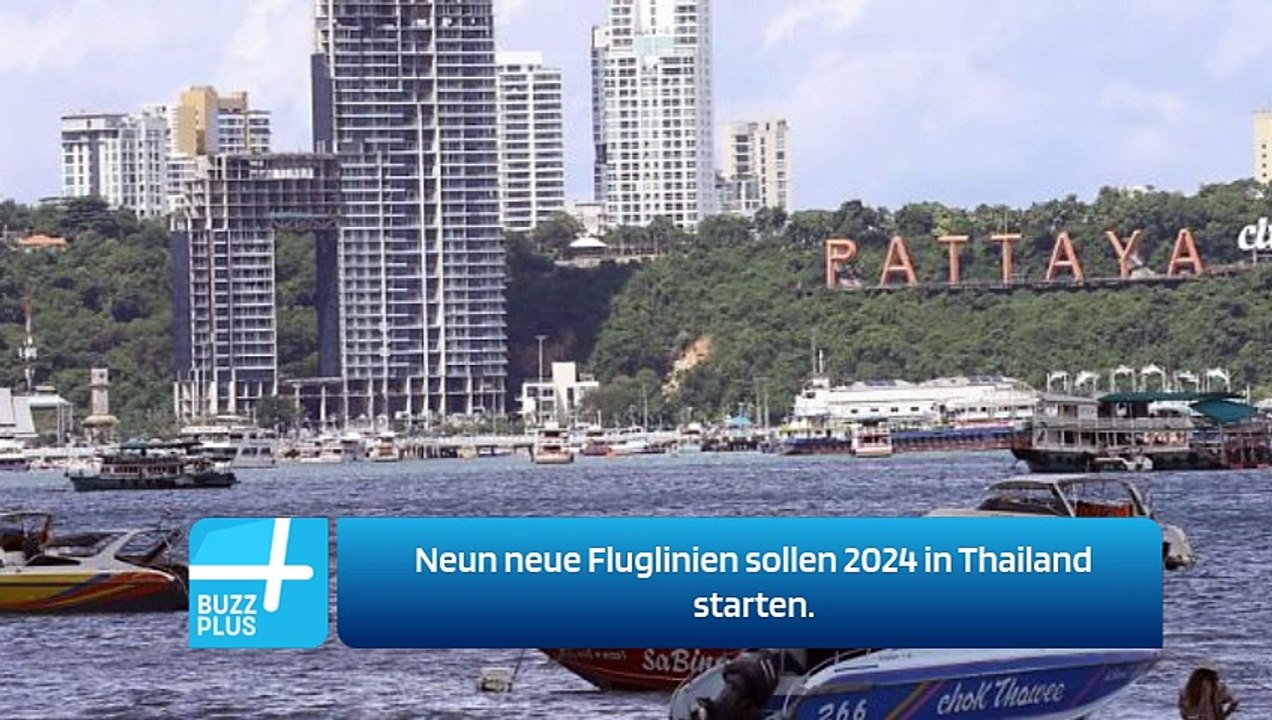 Neun neue Fluglinien sollen 2024 in Thailand starten.