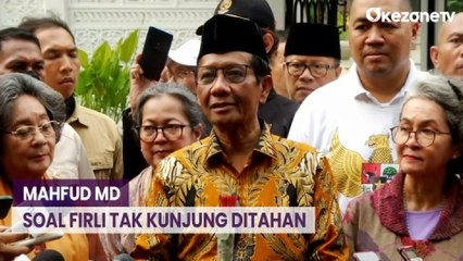 Firli Bahuri Tak Kunjung Ditahan, Ini Penjelasan Mahfud MD