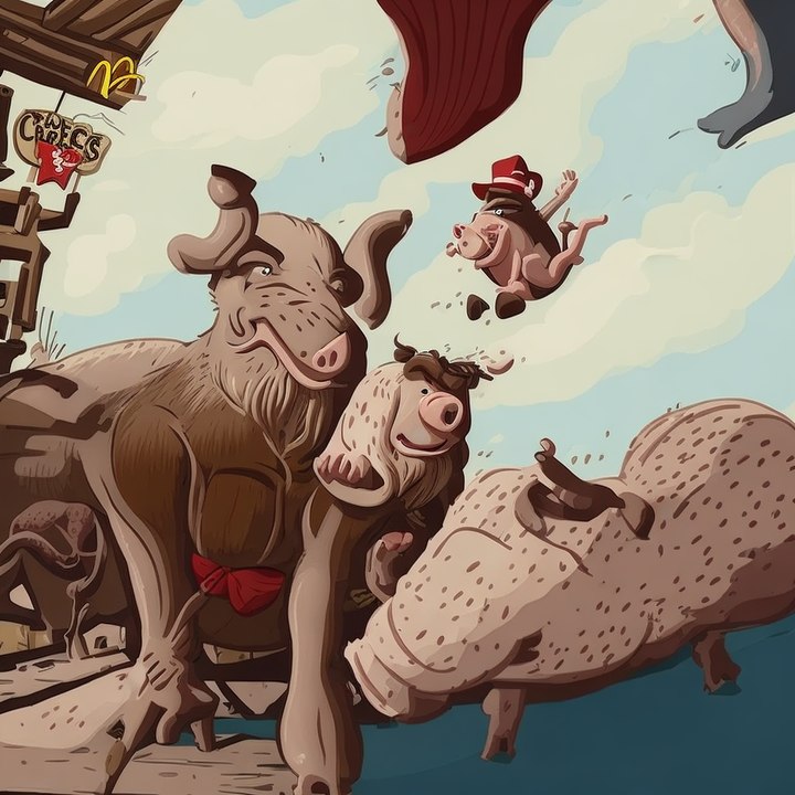 Un cochon perturbe un service au volant chez McDonald's !