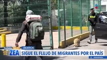 Migrantes continúan llegando a las vías ferroviarias en Zacatecas