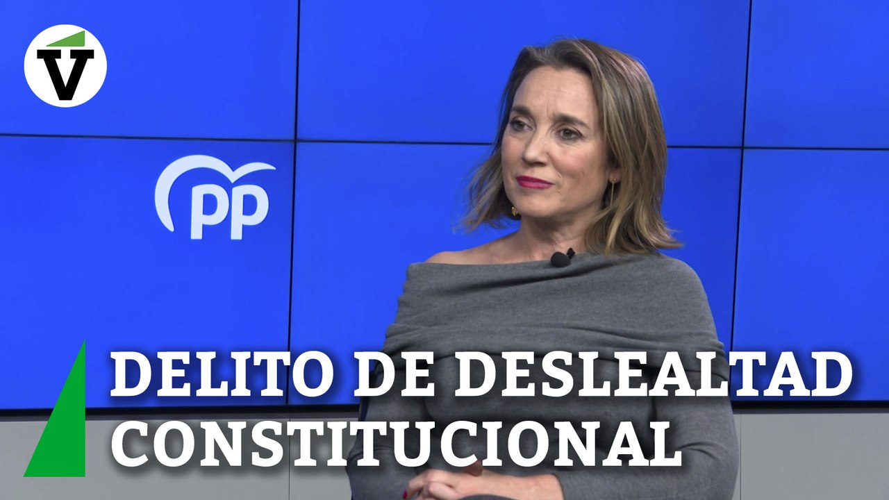 El PP llevará al Congreso el delito de deslealtad constitucional ante la amenaza de referéndum
