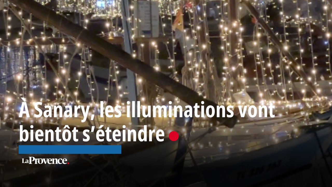 À Sanary, les illuminations vont bientôt s’éteindre