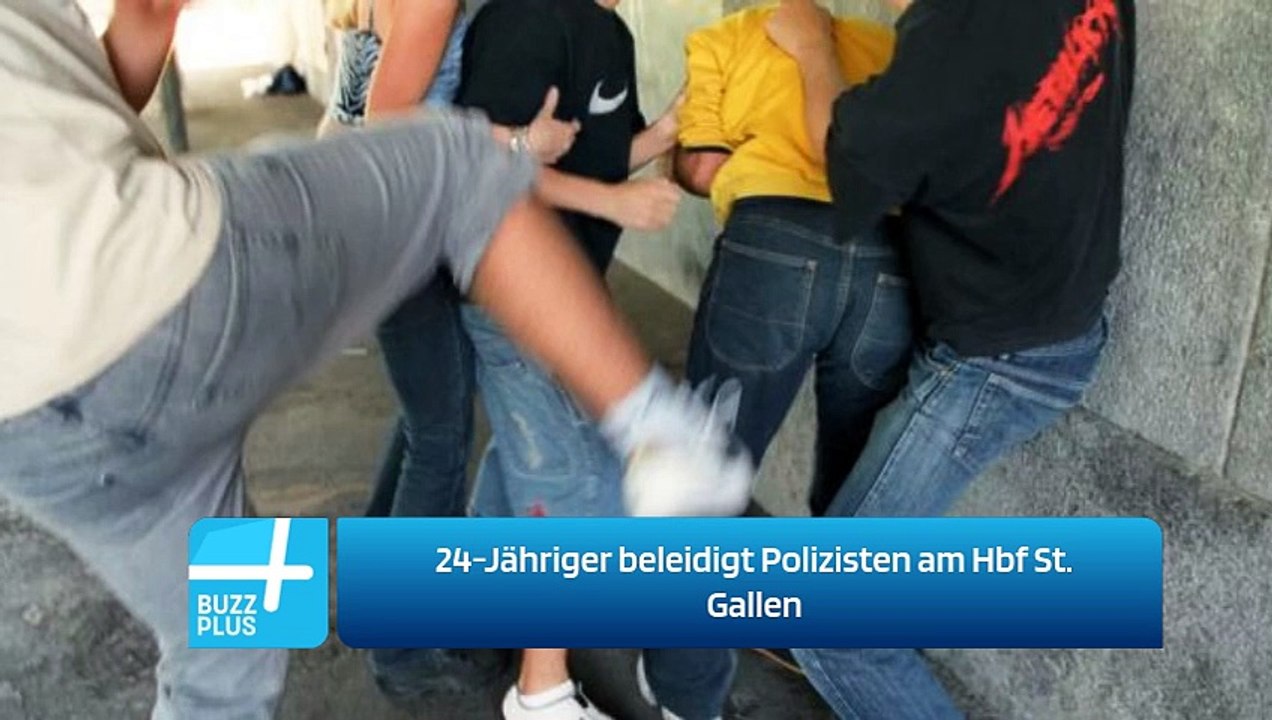 24-Jähriger beleidigt Polizisten am Hbf St. Gallen