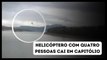 Vídeo mostra momento exato de queda de helicóptero no Lago de Furnas, em Capitólio
