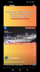 Tg1 scontro tra due aerei in aereoporto