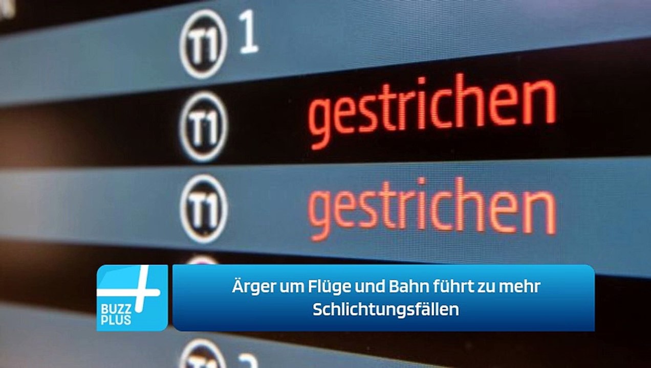 Ärger um Flüge und Bahn führt zu mehr Schlichtungsfällen