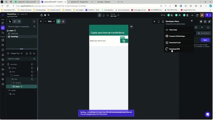 Como eu faço para testar meus aplicativos do FlutterFlow