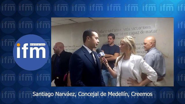 Santiago Narváez concejal de Medellín por Creemos