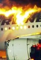 Japan Airlines jet in flames after crash with earthquake relief plane at Tokyo airport -