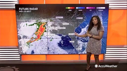 Waves of rain and thunderstorms to sweep across the South