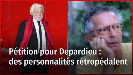 Pétition de soutien à Depardieu : les personnalités qui se retirent