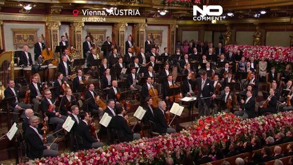 NO COMMENT | El Concierto de Viena da un recital de esperanza en "un mundo desgarrado por guerras"