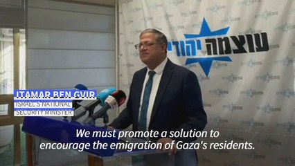 Far-right calls for Israel to resettle Gaza after Hamas war
