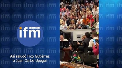 Saludo de Fico a Juan Carlos Upegui