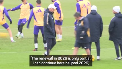 Скачать видео: Ancelotti hoping to be Real Madrid coach in 2028