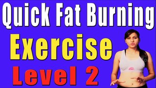 वज़न घटाने के आसान व्यायाम भाग 2 | Quick Fat Burning Exercise Level 2 By F3 Kavita's Yobics