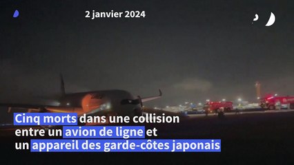 Cinq morts dans une collision entre avions à l'aéroport de Tokyo-Haneda