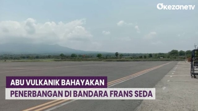 Bandara Frans Seda Ditutup Usai Terdampak Abu Gunung Lewotobi Laki-Laki
