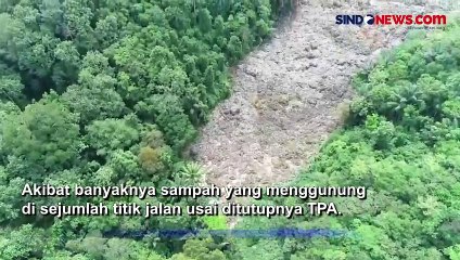 TPA Regional Payakumbuh Longsor, Tumpukan Sampah Menggunung di Jalanan Kota
