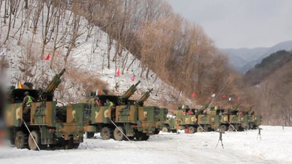 육군 최전방 동·서부 전선 대규모 포사격·기동훈련 / YTN