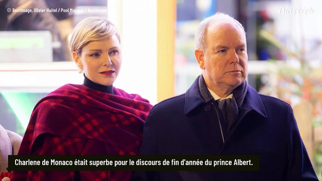 Charlene de Monaco étincelante : nouvelle robe magistrale en velours, elle brille aux côtés d'Albert... et ose même le français !