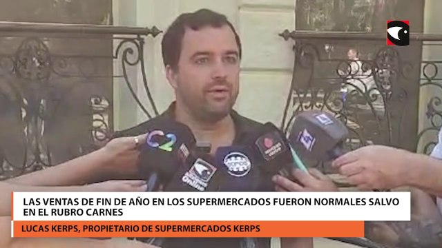 Las ventas de fin de año en los supermercados fueron normales salvo en el rubro carnes
