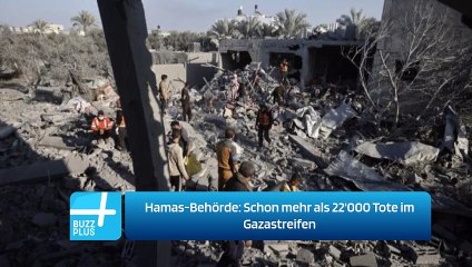 Hamas-Behörde: Schon mehr als 22'000 Tote im Gazastreifen