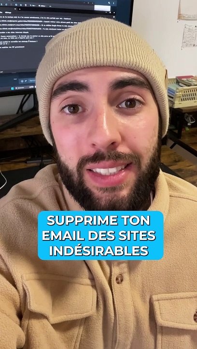 Supprime ton email des sites indésirables