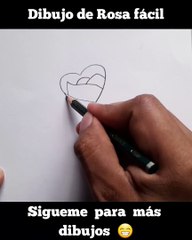 Cómo dibujar una rosa