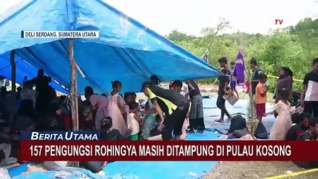 Terdampar di Deli Serdang, 157 Pengungsi Rohingya Akhirnya Ditempatkan Sementara di Pulau Kosong
