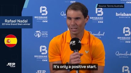 Nadal still wary despite winning return