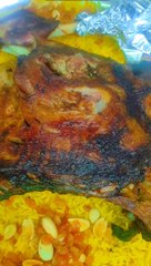 A quarter of a soggy lamb shoulder ربع كتف خروووووف مندى