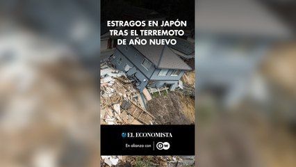 Estragos en Japón tras el terremoto de año nuevo