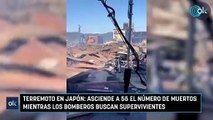 Terremoto en Japón: asciende a 55 el número de muertos mientras los bomberos buscan supervivientes