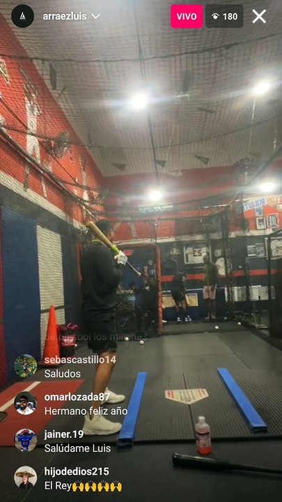 MLB: Así entrena Luis Arráez en este comienzo de año