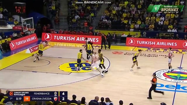 Fenerbahçe 76-85 Kızılyıldız (GENİŞ ÖZET)
