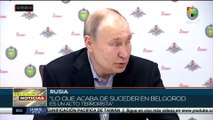 Presidente Putin calificó de terrorista el ataque contra Belgorod