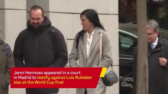 Jenni Hermoso testifies in court over Luis Rubiales' World Cup kiss