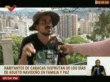 Caracas | Habitantes disfrutan de los espacios de el Calvario y su impresionante vista
