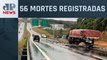 PRF registra 725 acidentes nas rodovias durante Réveillon