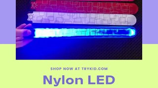 Nylon LED Sports Bracelet Luminous Toy Wrist Strap Band Wristband Light Bracelet Glowing Armband For Children Kids For Running!
