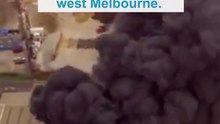 Melbourne factory fire sends toxic plumes across city's west