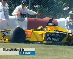F1 Canada 1999 Frentzen Hard Crash Brake Failure