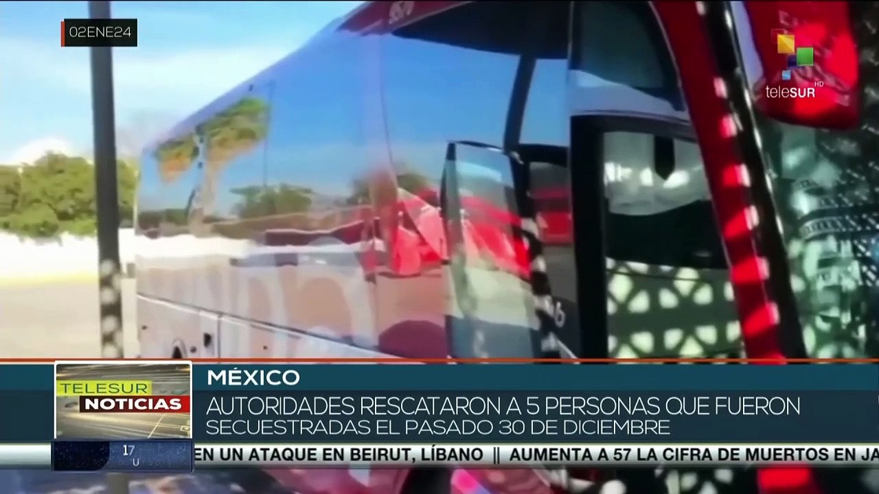 Autoridades mexicanas anunciaron el rescate de cinco personas secuestradas el pasado 30 de diciembre